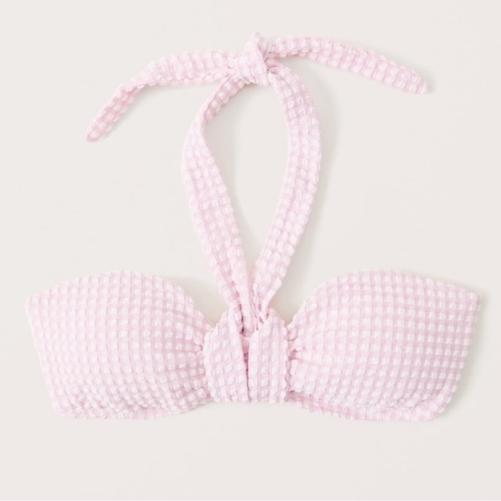 Abercrombie pink gingham bikini